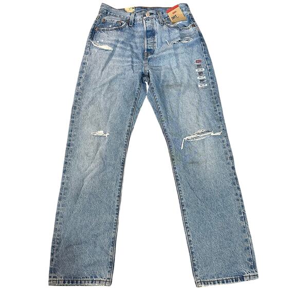 LEVI'S Women's 501 Original Fit Jeans Size 28X30 In Lane Change - Picture 4 of 16
